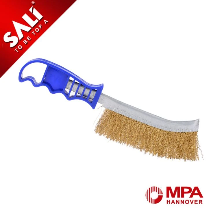 High Performance Factory Direct Bbq Brush , Hand Use Knife Brush , Brass Wire Brush,round Steel Brush